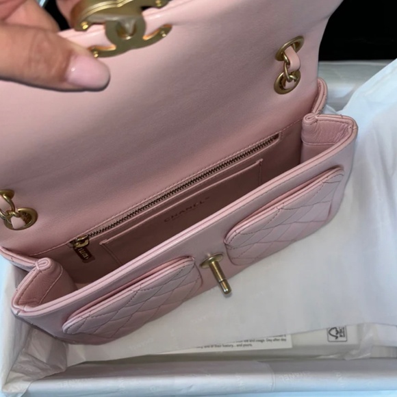 Authentic Chanel Double Pocket Flap Bag - Picture 3 of 11